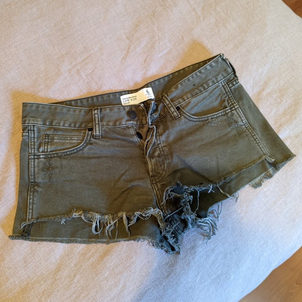 Abercrombie Low Rise Jean Shorts